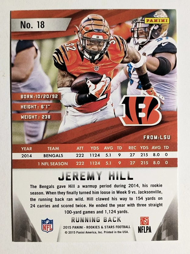 2015 Rookies and Stars #18 Jeremy Hill