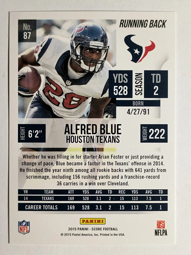 2015 Score #87 Alfred Blue