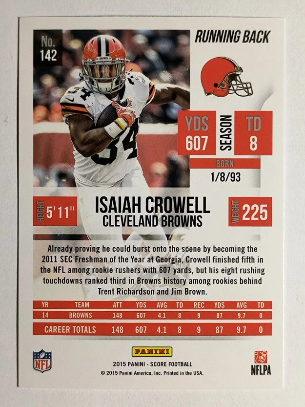 2015 Score #142 Isaiah Crowell