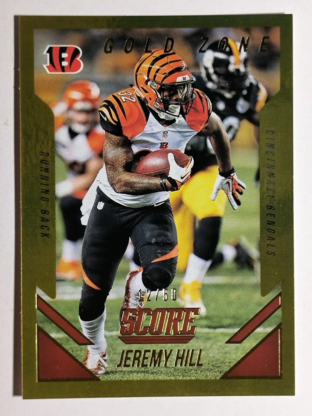 2015 Score Gold Zone #160 Jeremy Hill