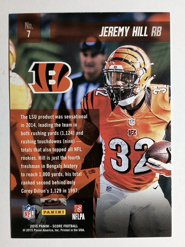 2015 Score Sophomore Selections Gold #7 Jeremy Hill