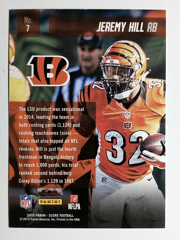 2015 Score Sophomore Selections Green #7 Jeremy Hill