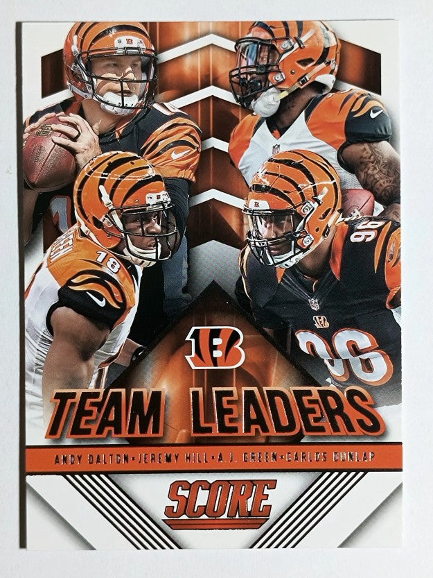 2015 Score Team Leaders #10 A.J. Green/Andy Dalton/Carlos Dunlap/Jeremy Hill