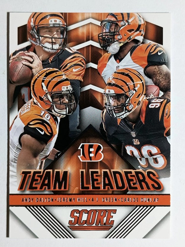 2015 Score Team Leaders #10 A.J. Green/Andy Dalton/Carlos Dunlap/Jeremy Hill