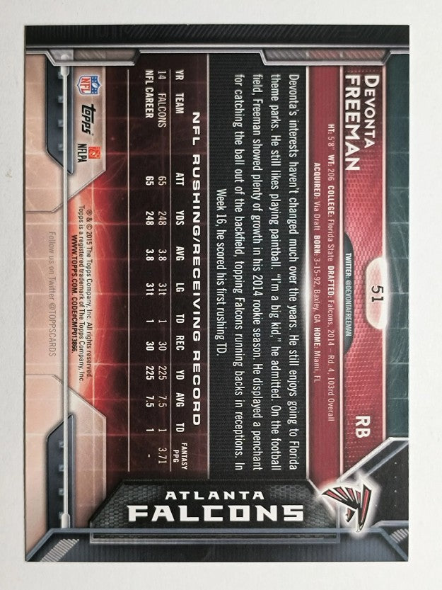 2015 Topps #51 Devonta Freeman