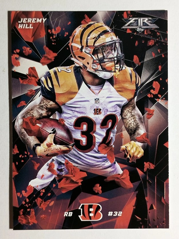 2015 Topps Fire #52 Jeremy Hill