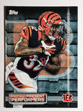 2015 Topps Past and Present Performers #PPPHW Jeremy Hill/Ickey Woods
