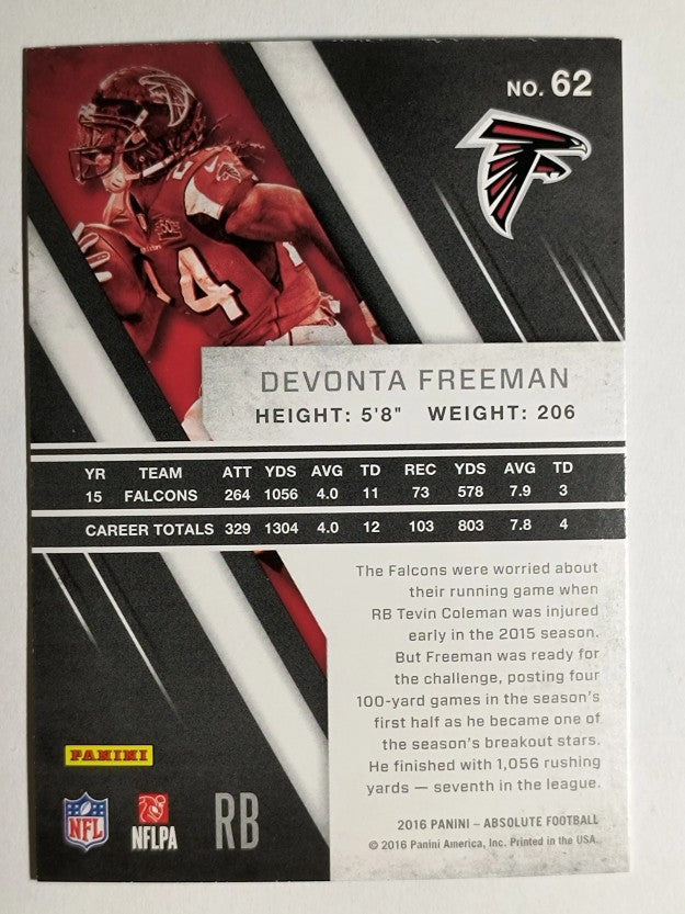 2016 Absolute #62 Devonta Freeman