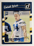 2016 Donruss Press Proofs Blue #314 Derek Watt