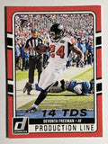 2016 Donruss Production Line Touchdowns #1 Devonta Freeman
