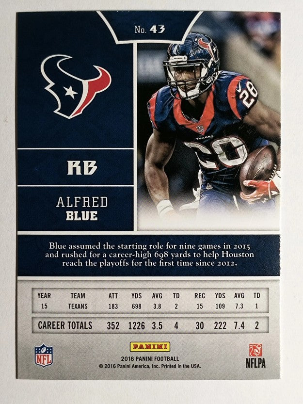 2016 Panini #43 Alfred Blue