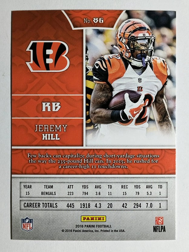 2016 Panini #86 Jeremy Hill