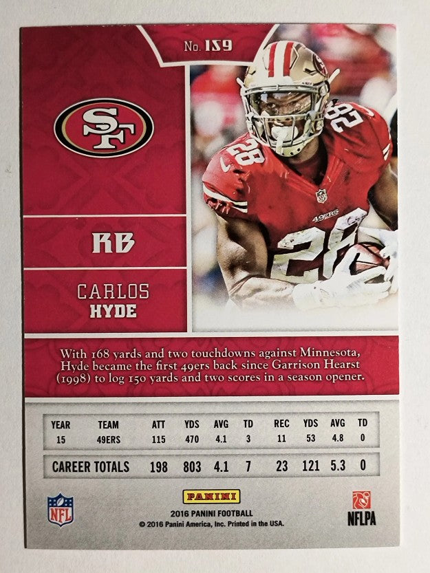 2016 Panini Blue #159 Carlos Hyde