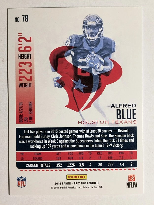 2016 Prestige #78 Alfred Blue