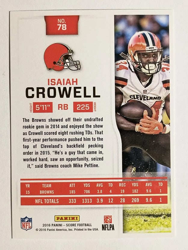 2016 Score #78 Isaiah Crowell