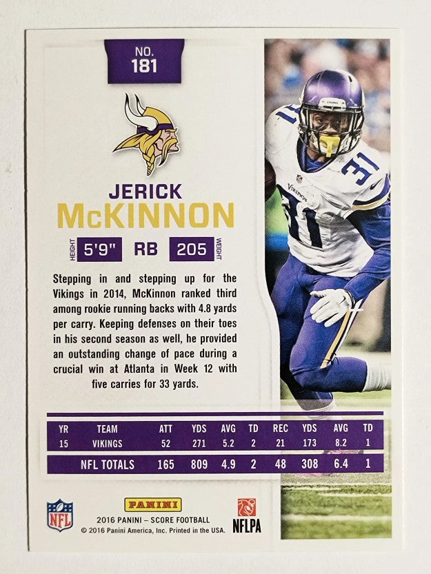 2016 Score #181 Jerick McKinnon
