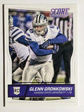 2016 Score #360 Glenn Gronkowski RC