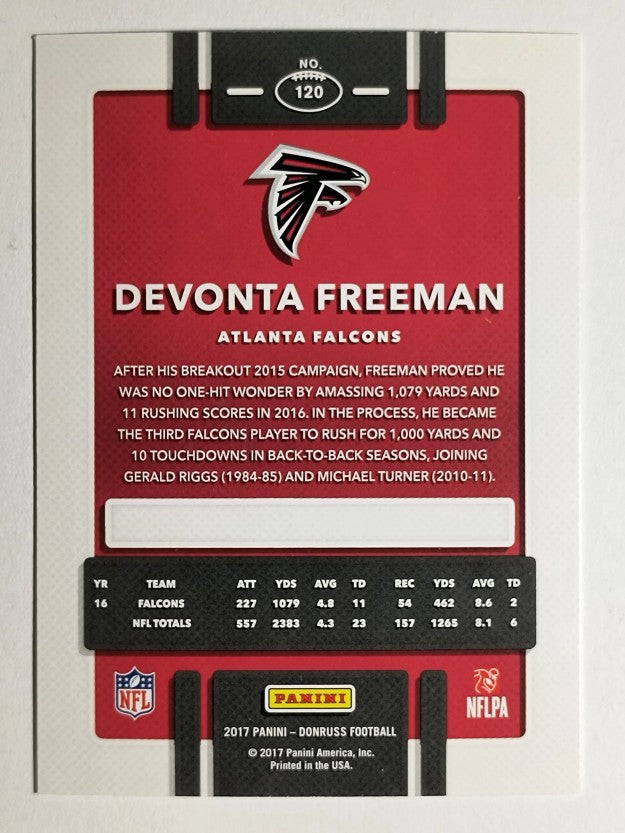 2017 Donruss #120 Devonta Freeman