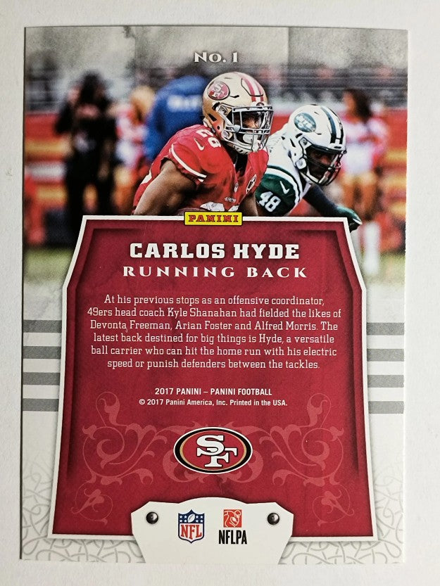 2017 Panini #1 Carlos Hyde
