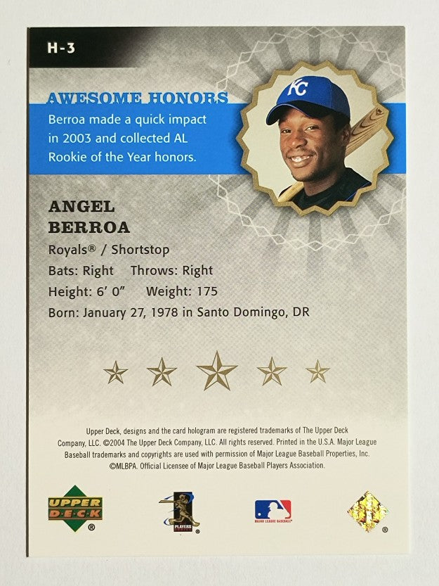 2004 Upper Deck Awesome Honors #3 Angel Berroa