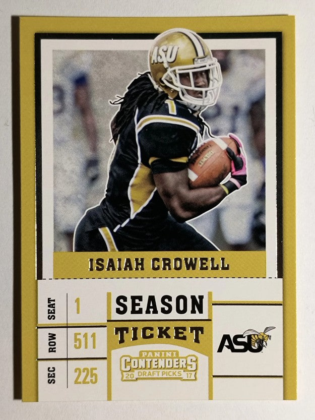 2017 Panini Contenders Draft Picks #43 Isaiah Crowell