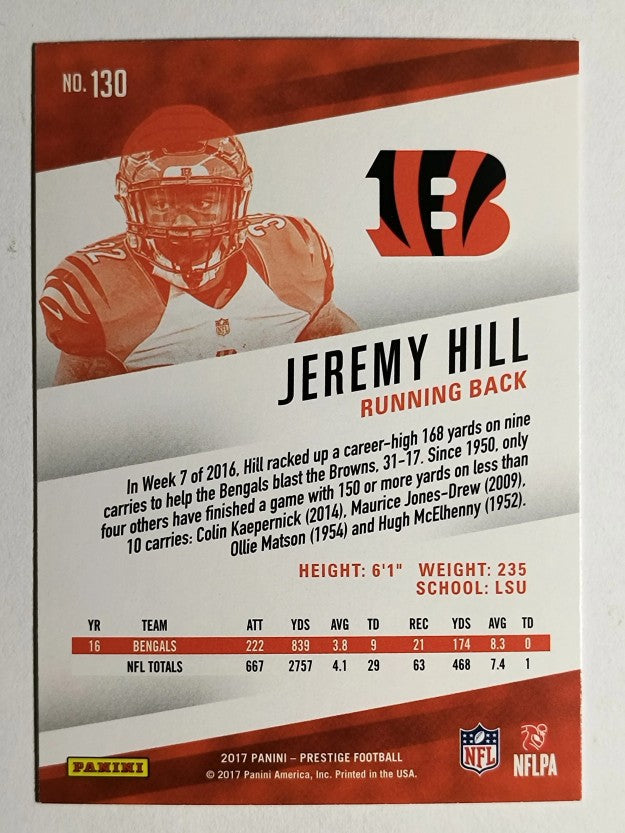 2017 Prestige #130 Jeremy Hill