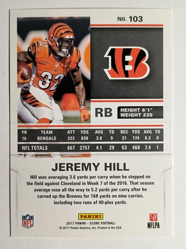 2017 Score #103 Jeremy Hill