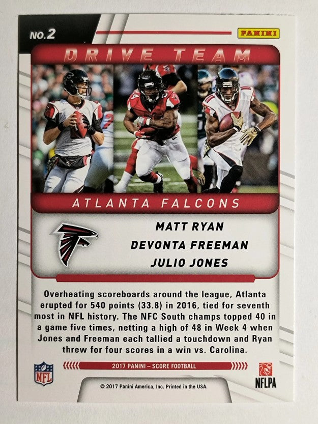 2017 Score Drive Team #2 Devonta Freeman/Julio Jones/Matt Ryan