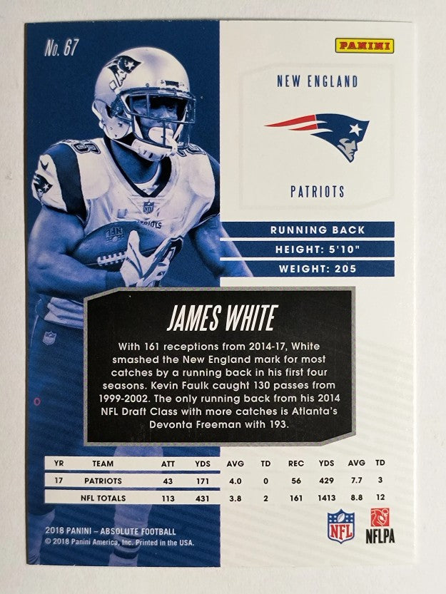 2018 Absolute #67 James White