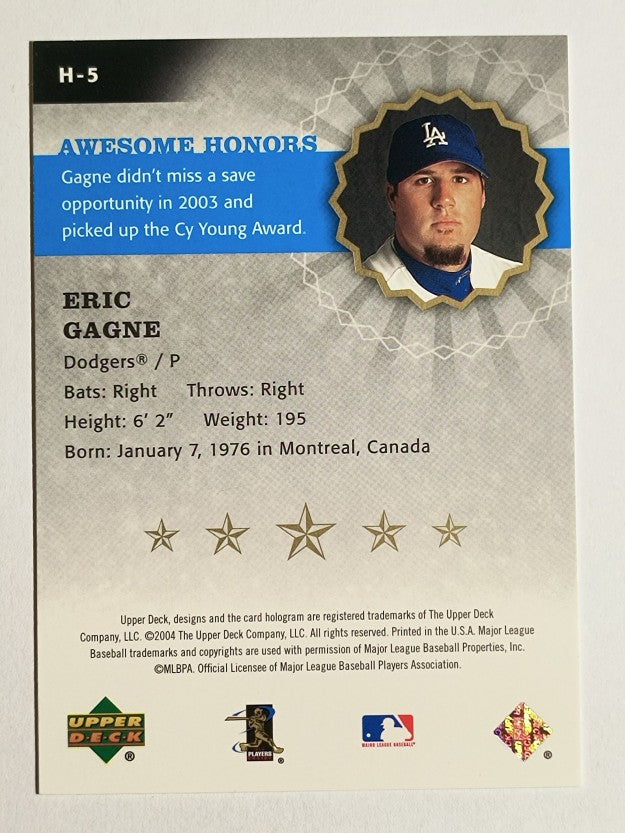 2004 Upper Deck Awesome Honors #5 Eric Gagne
