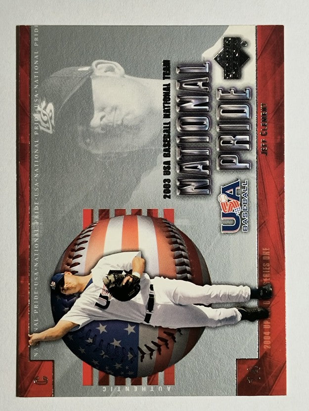 2004 Upper Deck National Pride #10 Jeff Clement
