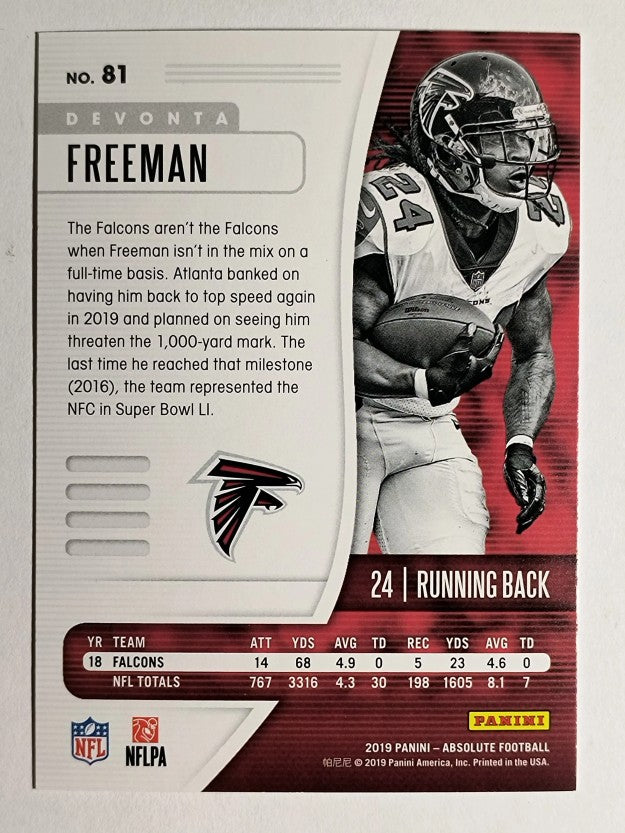 2019 Absolute Retail #81 Devonta Freeman