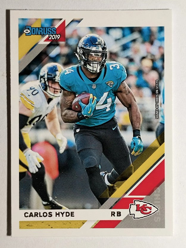 2019 Donruss #3 Carlos Hyde