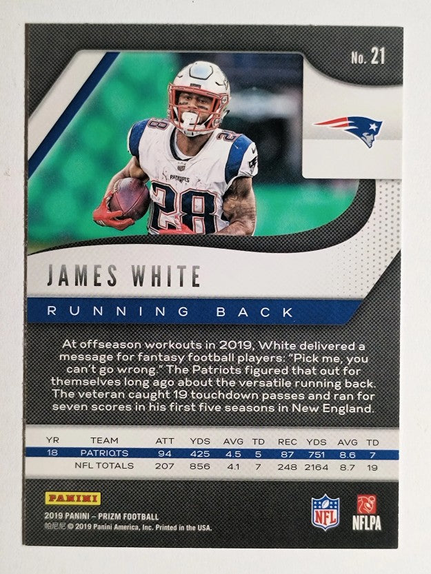 2019 Panini Prizm #21 James White