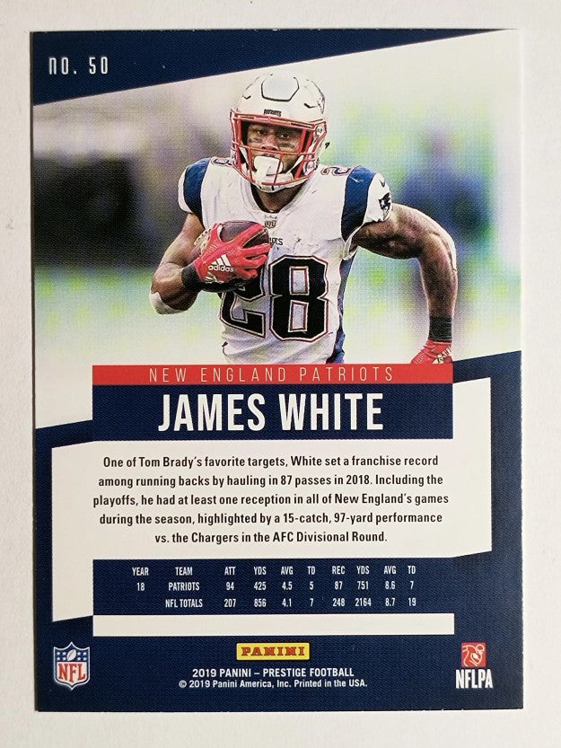 2019 Prestige #50 James White