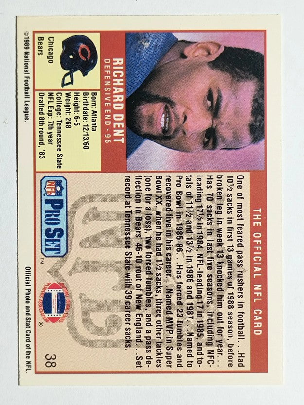 1989 Pro Set #38 Richard Dent