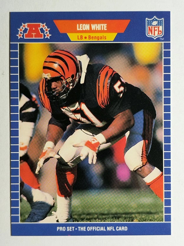 1989 Pro Set #69 Leon White RC