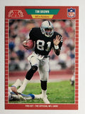 1989 Pro Set #183 Tim Brown RC