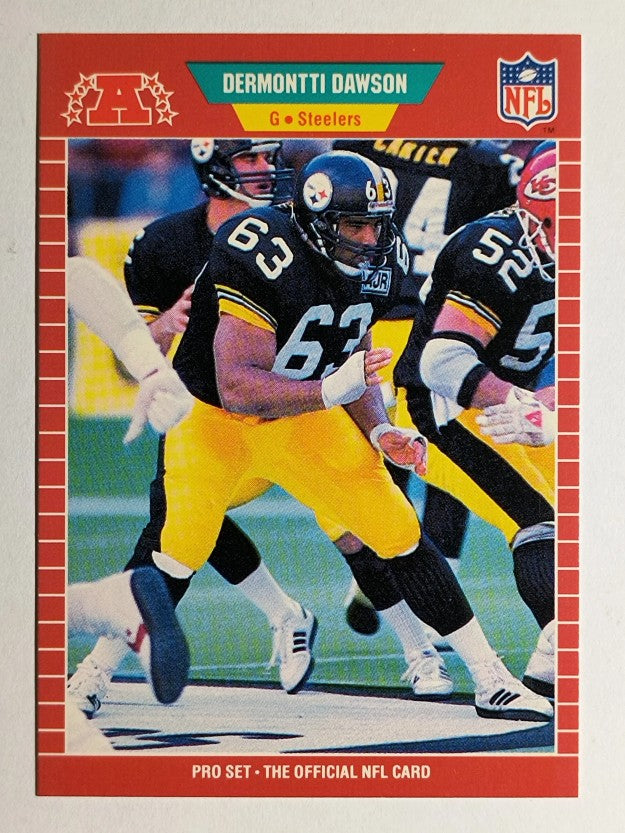 1989 Pro Set #344 Dermontti Dawson RC
