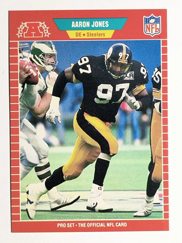1989 Pro Set #350 Aaron Jones RC