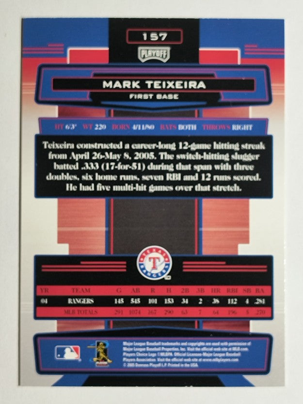 2005 Absolute Memorabilia #157 Mark Teixeira