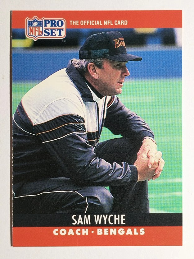 1990 Pro Set #68B Sam Wyche CO COR