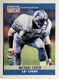 1990 Pro Set #99 Michael Cofer