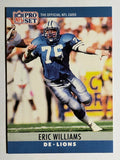 1990 Pro Set #105 Eric Williams RC