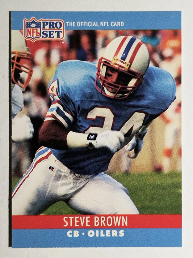1990 Pro Set #117 Steve Brown