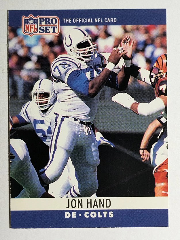 1990 Pro Set #132 Jon Hand