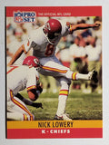 1990 Pro Set #144 Nick Lowery