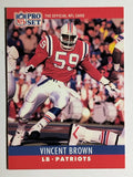 1990 Pro Set #201 Vincent Brown RC