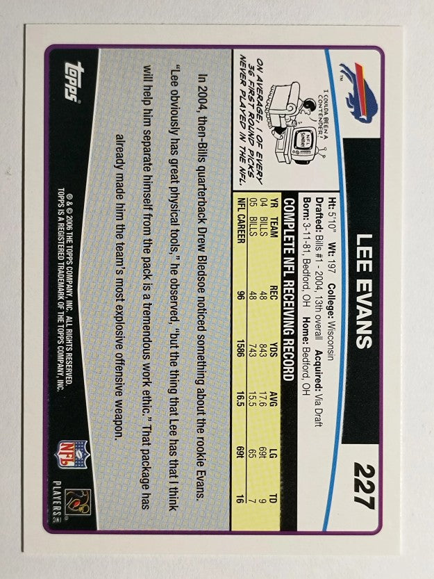 2006 Topps #227 Lee Evans