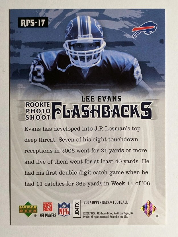 2007 Upper Deck Rookie Exclusive Photo Shoot Flashback #RPS17 Lee Evans